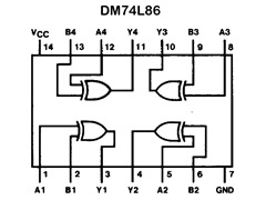 DM74L86_vnitrni_zpojeni