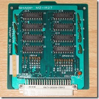 MZ-1R27_V-RAM-board